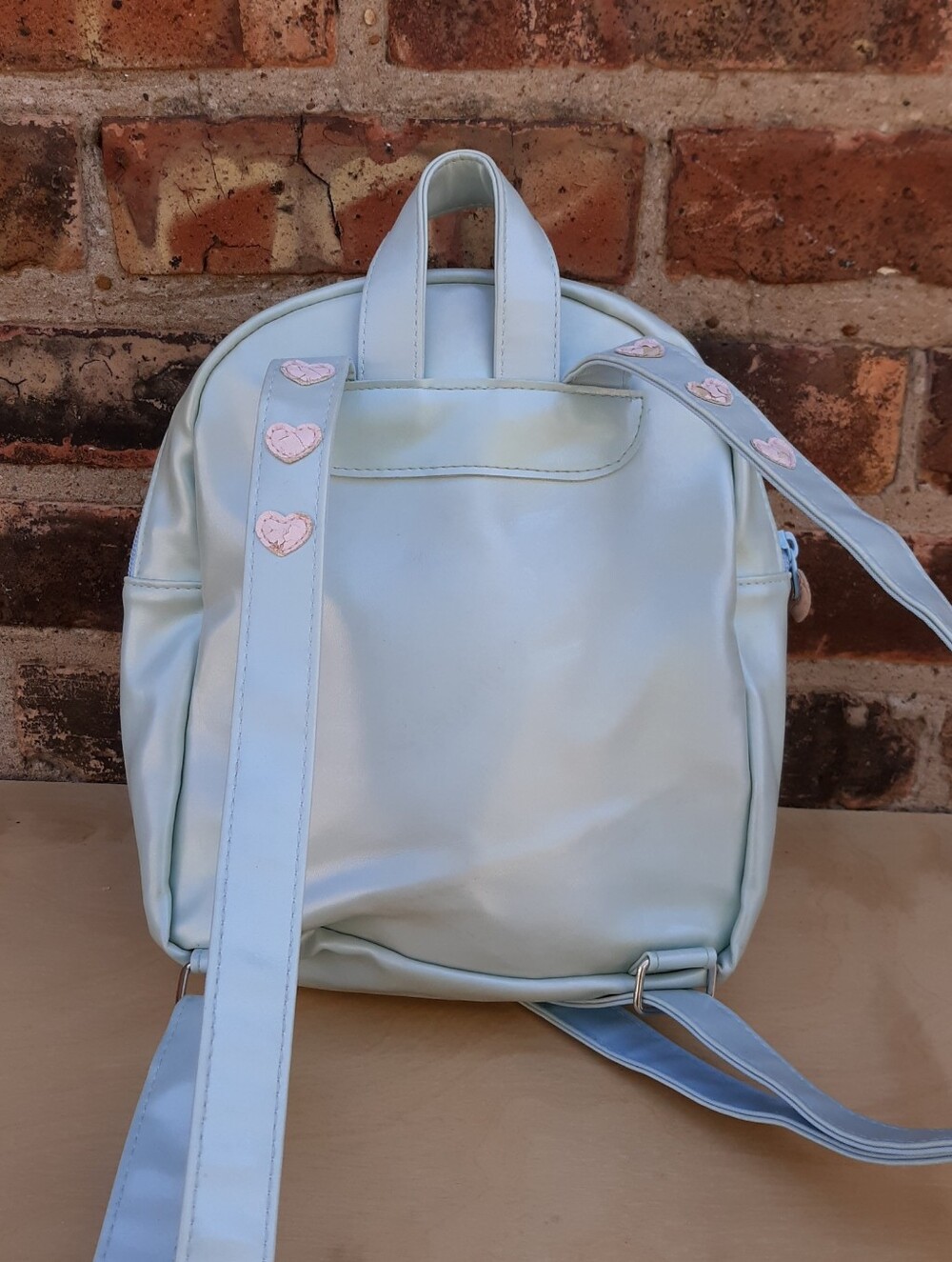 Hello Kitty Blue Ice Skating Mini Backpack Y2K Vintage Kitchy Adult Size - Picture 7 of 15